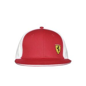 Ferrari Men Red & White Colourblocked INST Scud
Baseball Cap